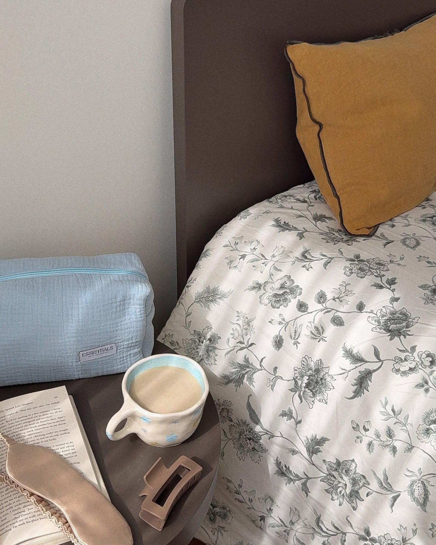 SOFT BLUE Medium Bag - Silver Edition