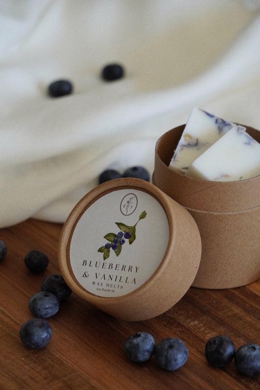 BLUEBERRY & VANILLA Wax Melts