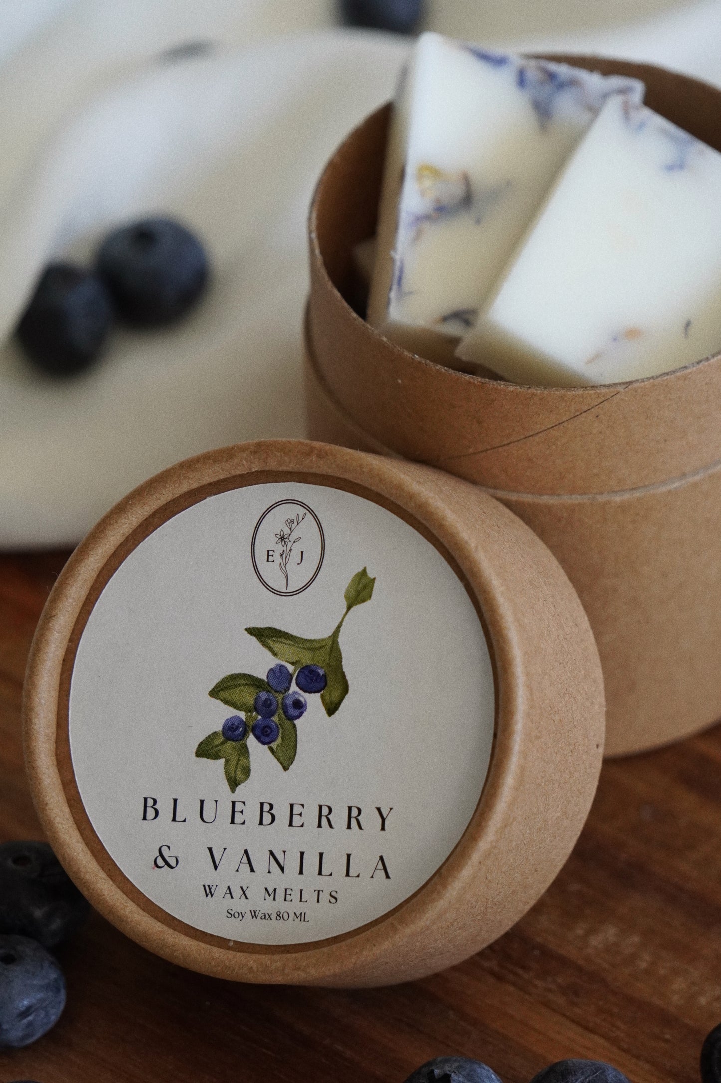 BLUEBERRY & VANILLA Wax Melts