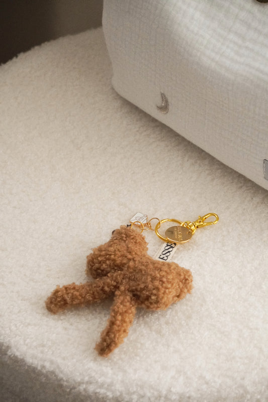 BOW CARAMEL Keychain