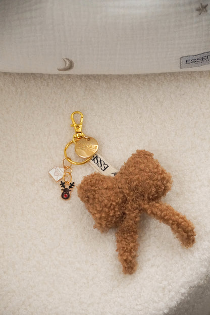 BOW CARAMEL Keychain