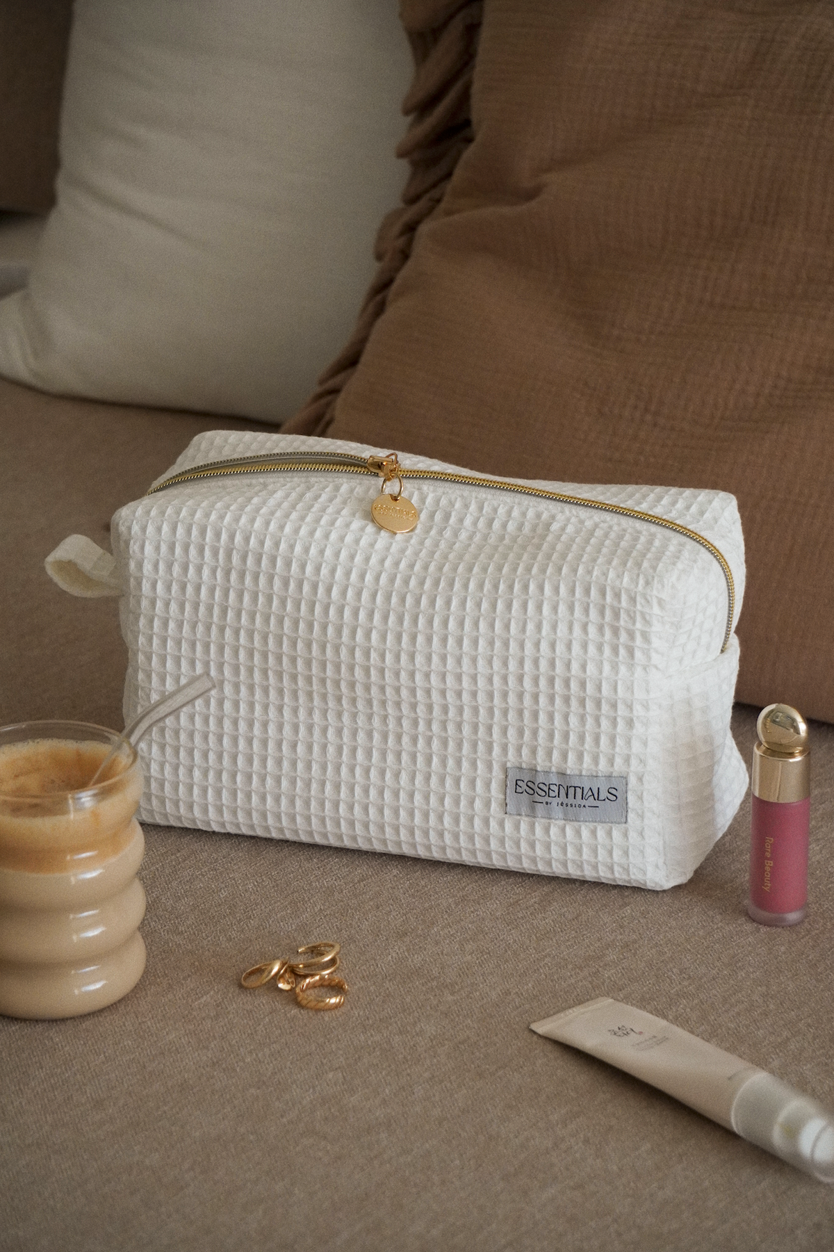WAFFLE CREAM Medium Bag