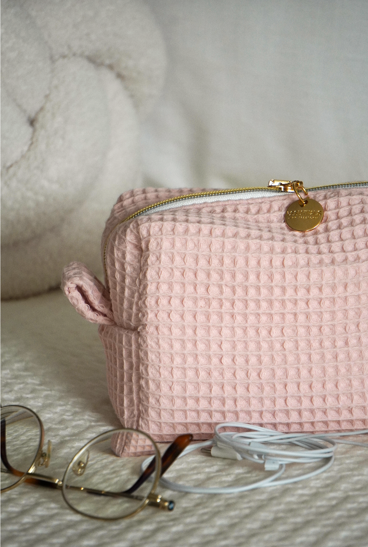 WAFFLE ROSE Small Bag