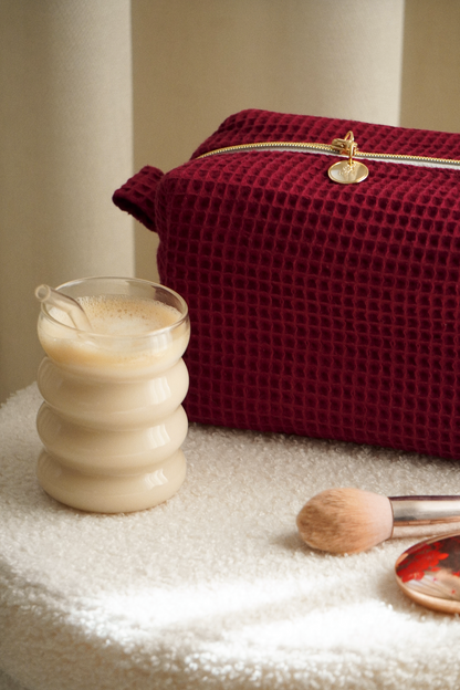 WAFFLE CHERRY Medium Bag
