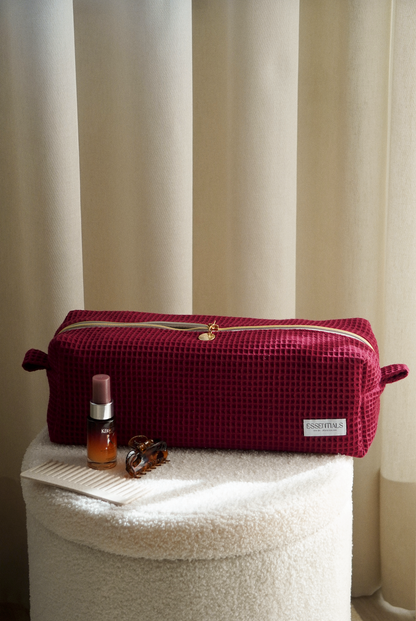 WAFFLE CHERRY Hair Tool Bag
