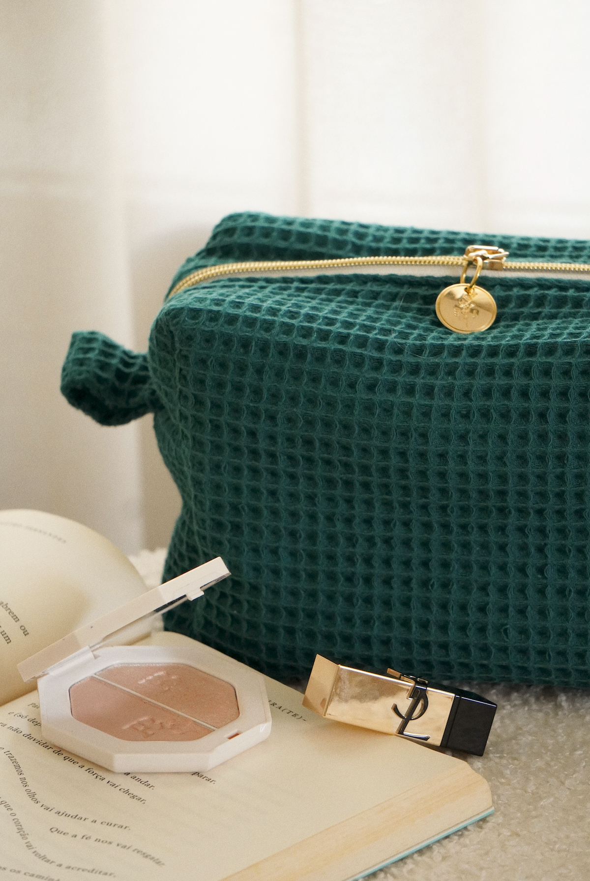 WAFFLE EMERALD Medium Bag