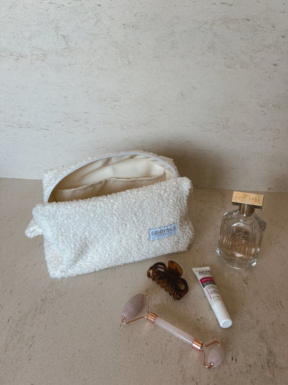 TEDDY Cream Beauty Bag