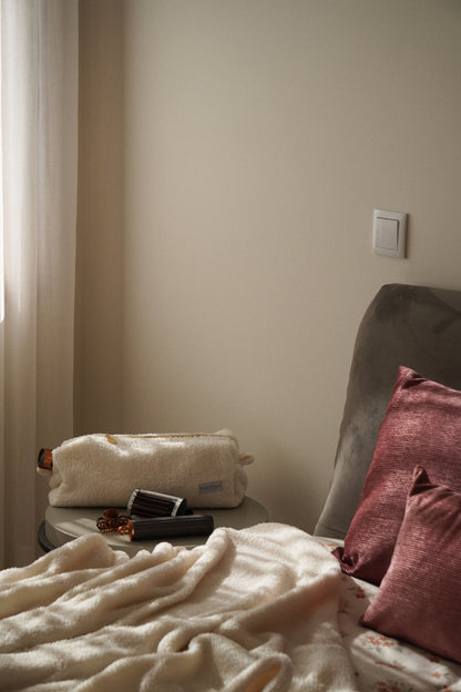 TEDDY CREAM Hair Tool Bag