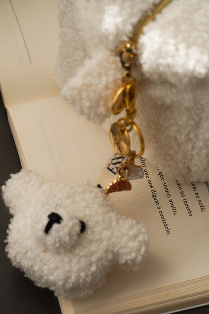 TEDDY CREAM Keychain