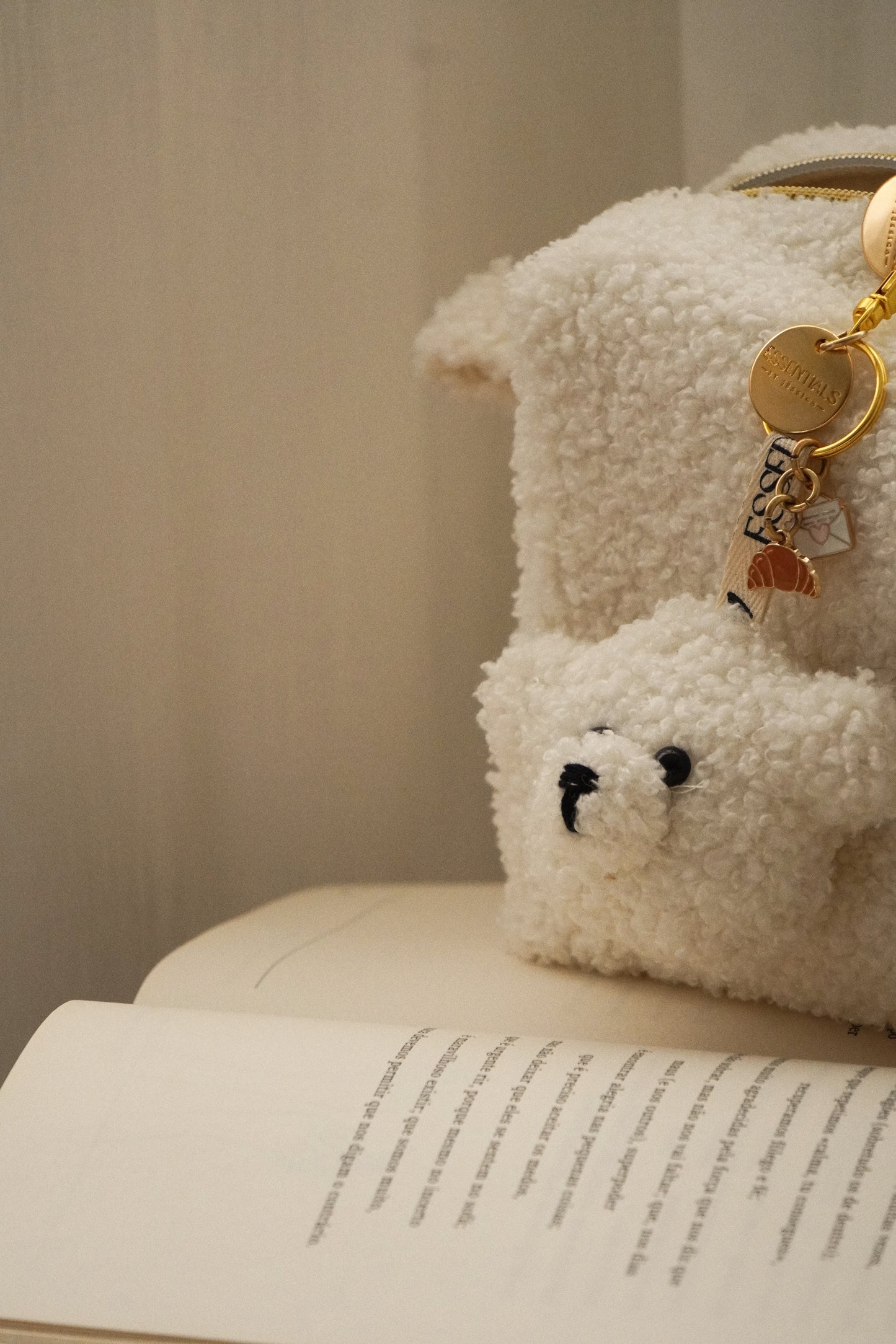 TEDDY CREAM Keychain