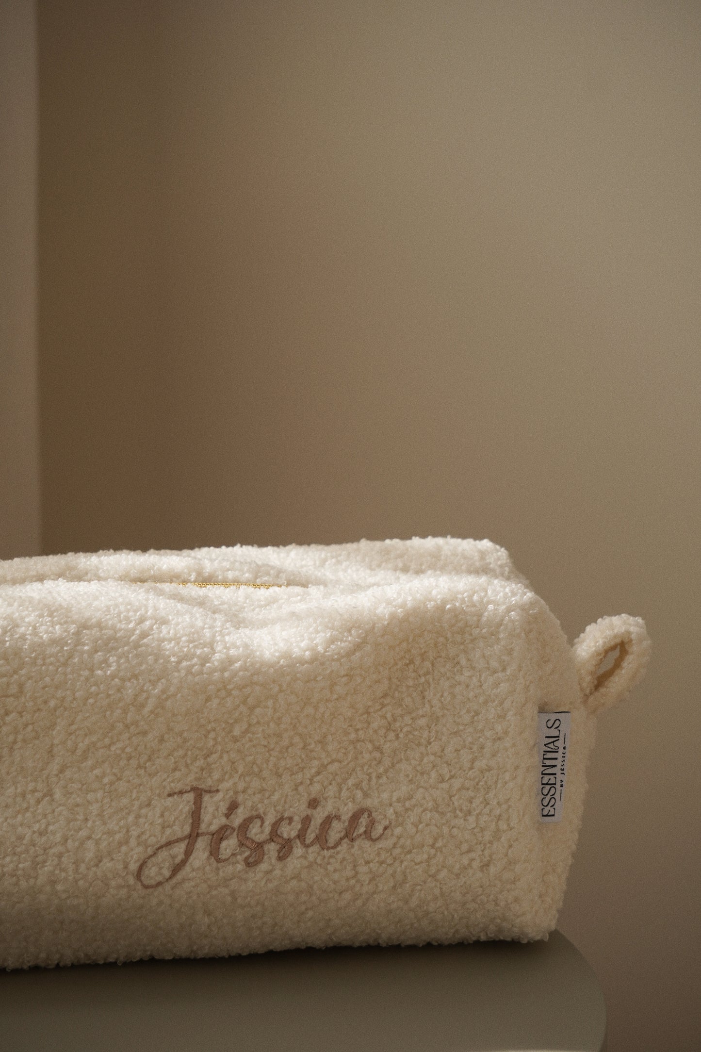 TEDDY CREAM Hair Tool Bag