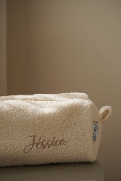 TEDDY CREAM Hair Tool Bag