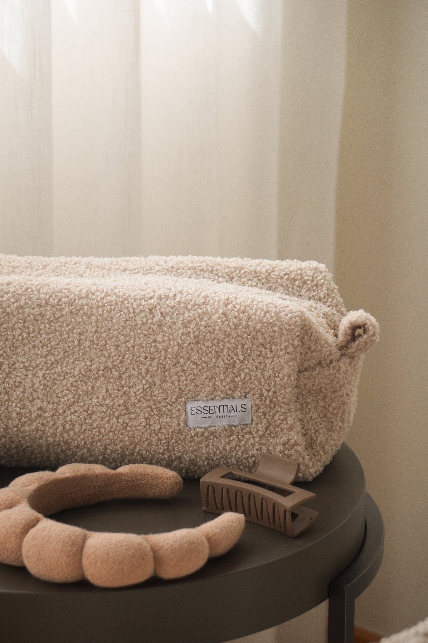 TEDDY LATTE Hair Tool Bag