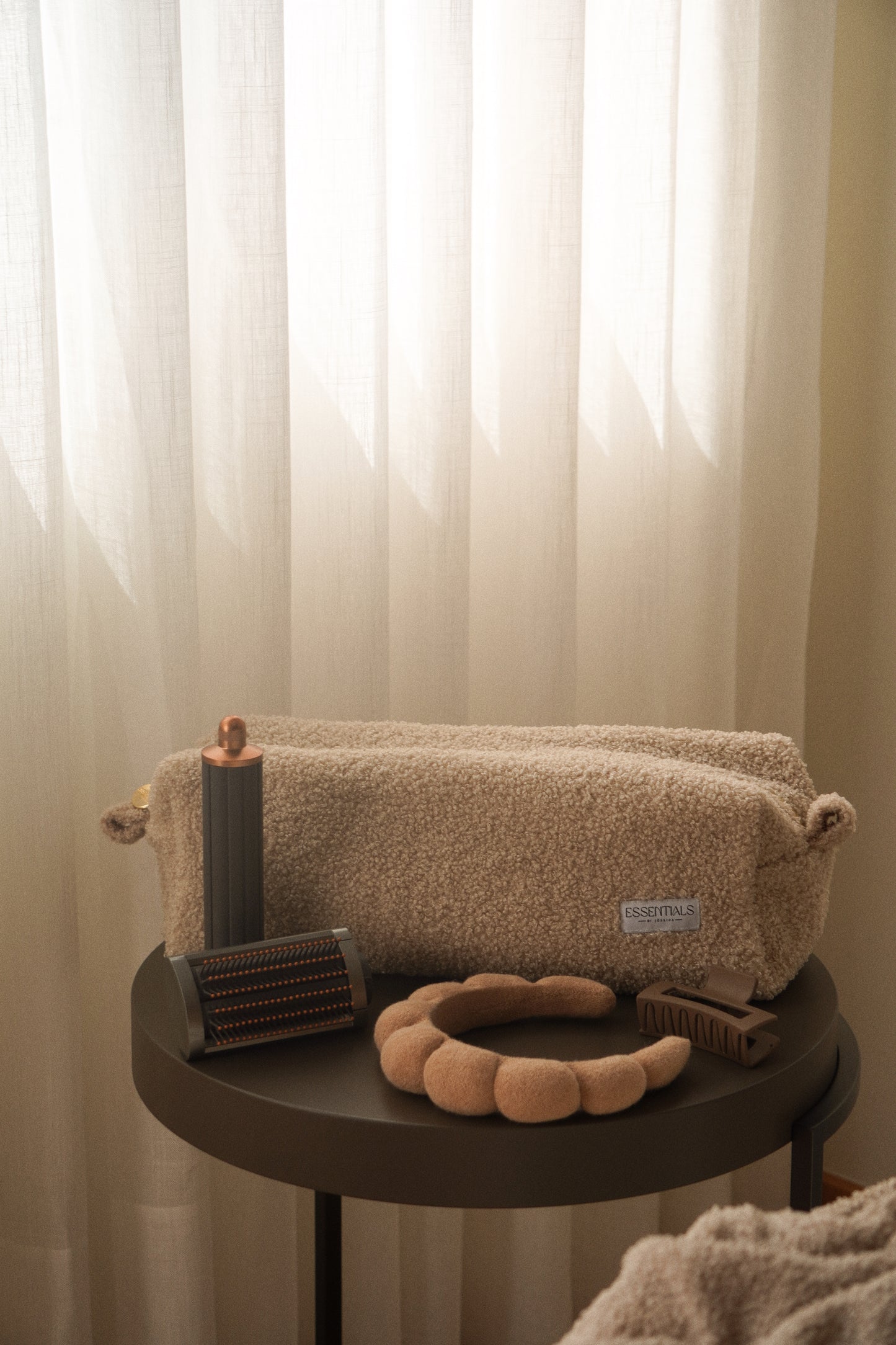 TEDDY LATTE Hair Tool Bag