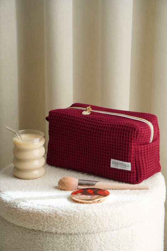 WAFFLE CHERRY Medium Bag