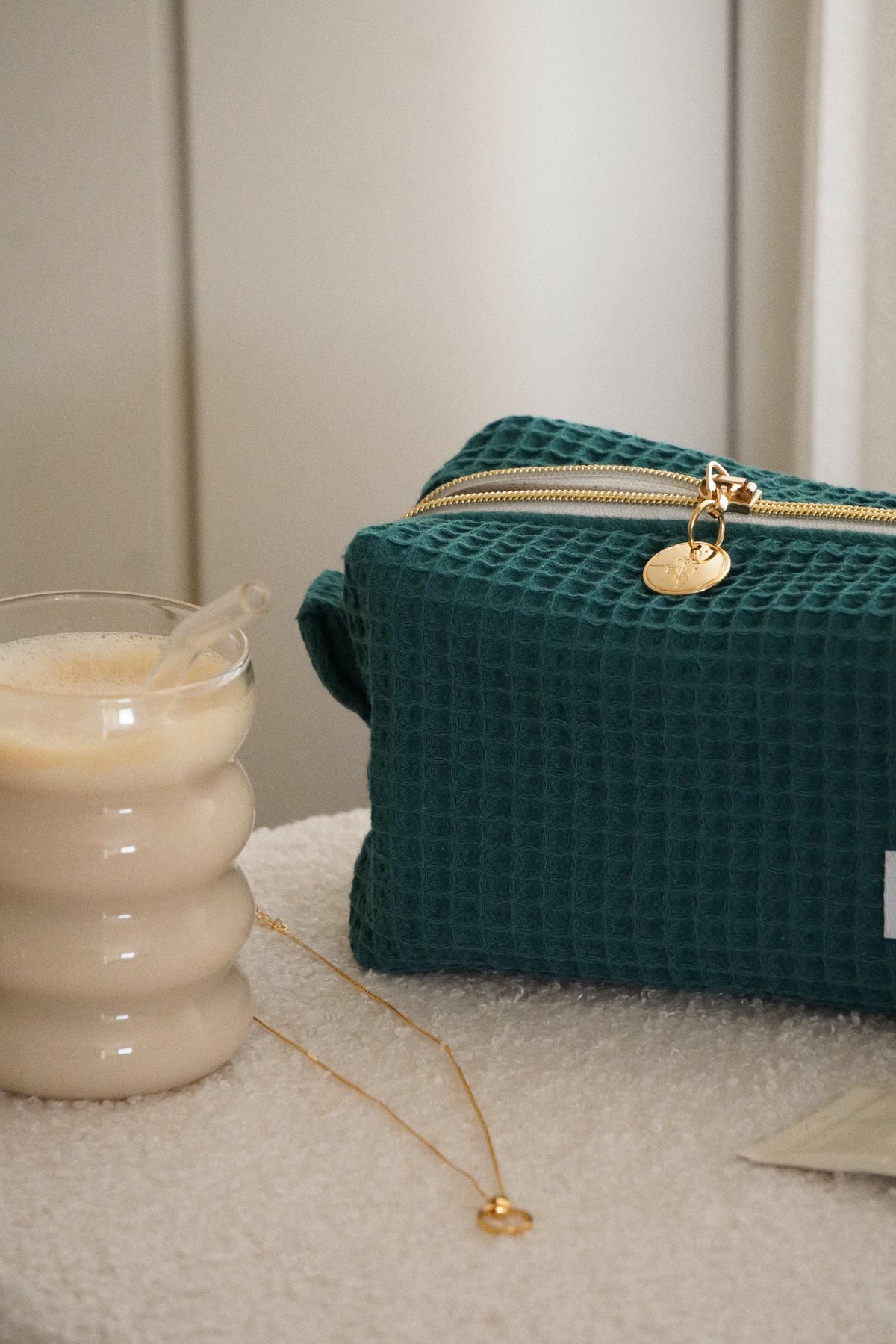 WAFFLE EMERALD Small Bag